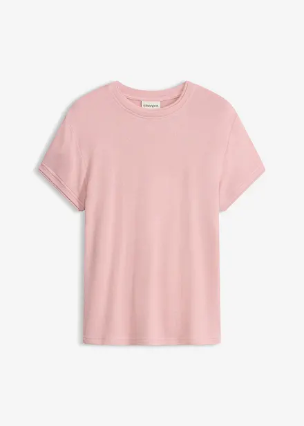T-shirt effetto 2 in 1 in misto viscosa