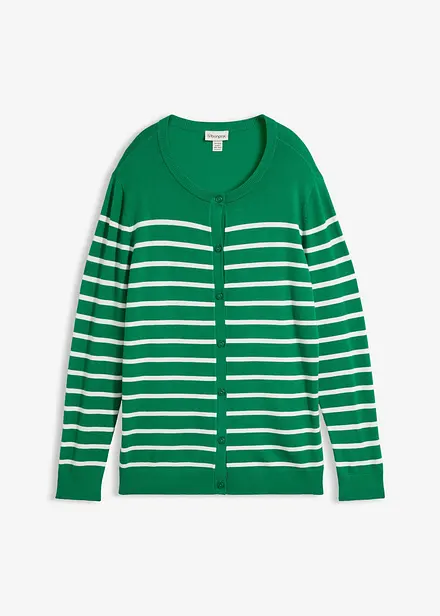 Cardigan in filato fine di misto viscosa morbido