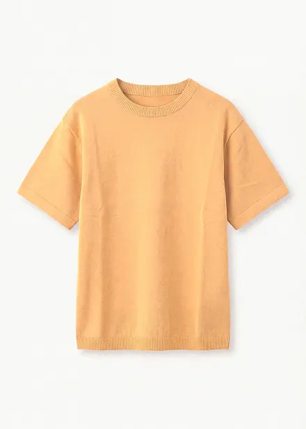 Maglione in filato fine di puro cotone biologico