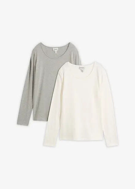Maglia a maniche lunghe (pacco da 2)