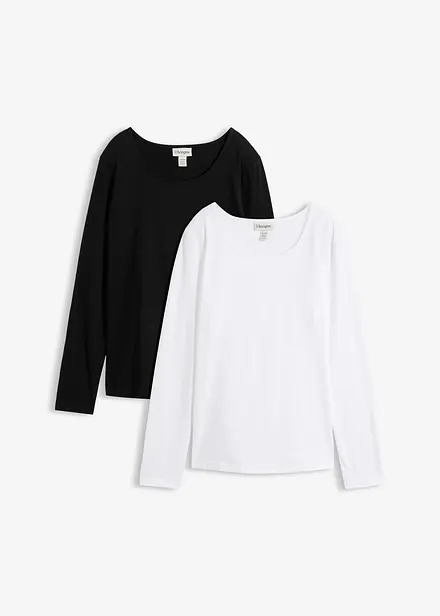 Maglia a maniche lunghe (pacco da 2)
