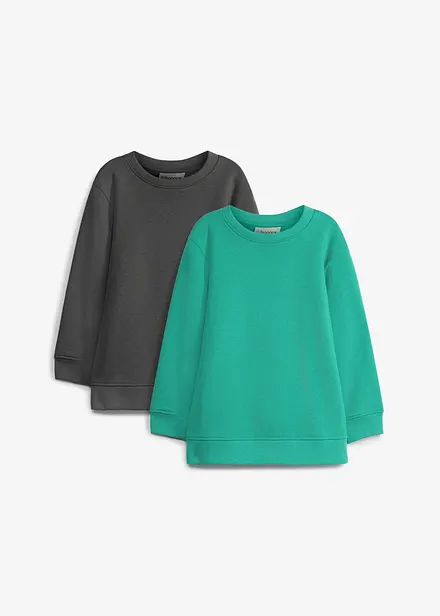 Felpa in misto cotone morbido (pacco da 2)