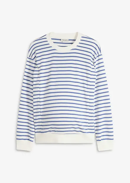 Maglia pr&eacute;maman / da allattamento 2 in 1 in puro cotone biologico