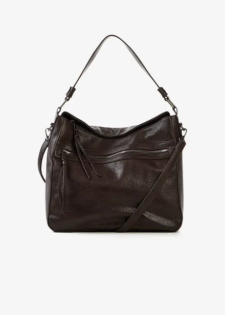 Borsa shopper con tasca esterna