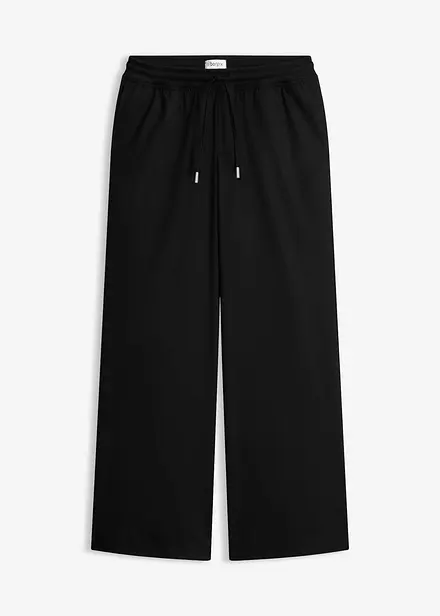 Pantaloni larghi in misto viscosa