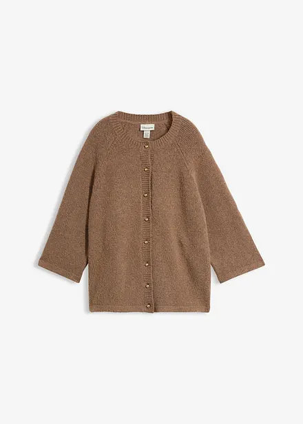 Cardigan con maniche a 3/4