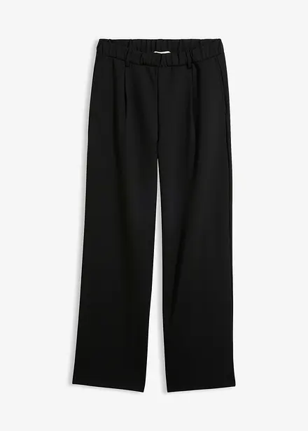 Pantaloni in punto di Roma con pinces