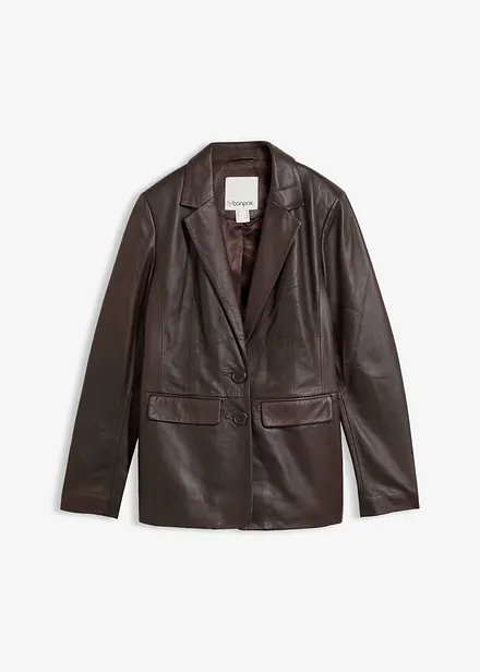 Blazer in nappa d'agnello