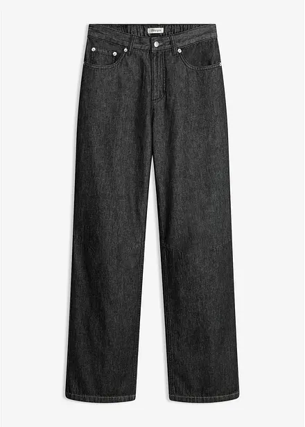 Jeans straight, vita media