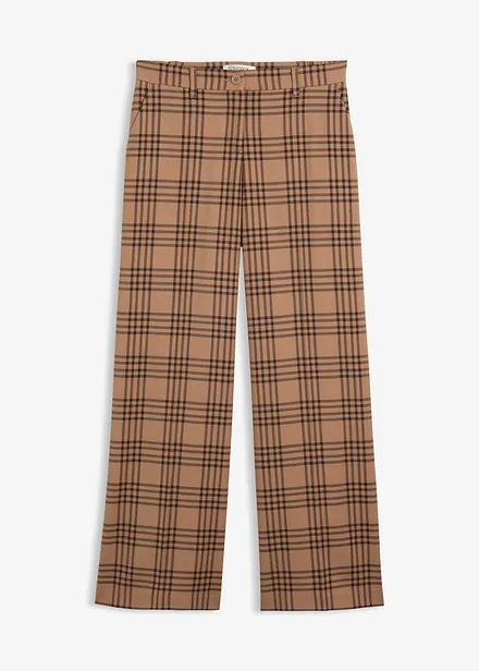 Pantaloni larghi con percentuale di morbida lana