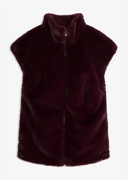 Gilet in pelliccia sintetica