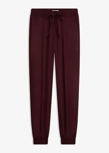 Pantaloni jogger in misto viscosa