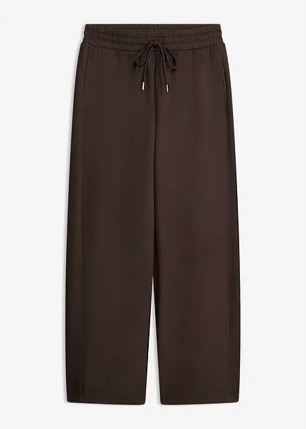 Pantaloni in felpa effetto neoprene