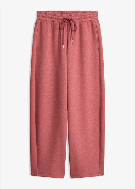 Pantaloni in felpa effetto neoprene