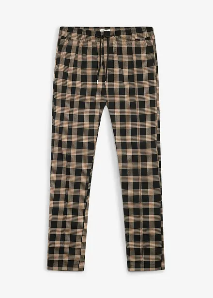 Pantaloni in simil lana con vita comoda, regular fit