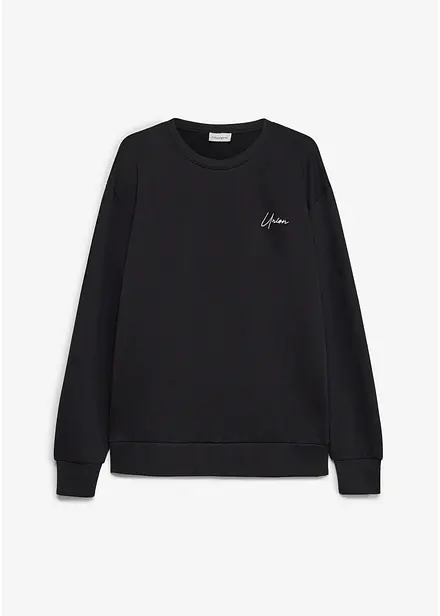 Felpa in puro cotone biologico, loose fit