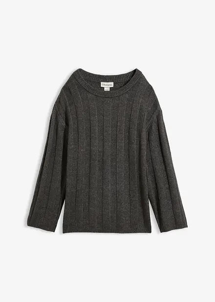 Maglione oversize a coste