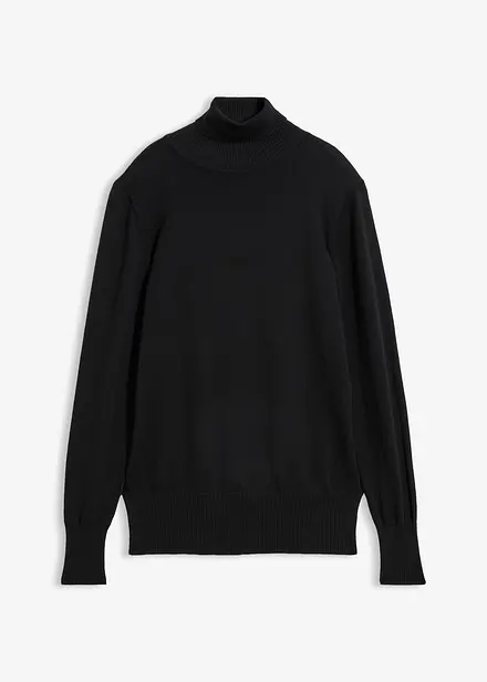 Maglione a collo alto in filato fine