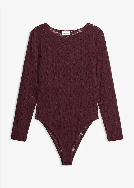 Body in pizzo soffice