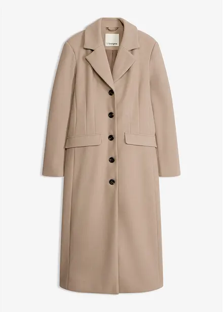 Cappotto lungo in simil lana