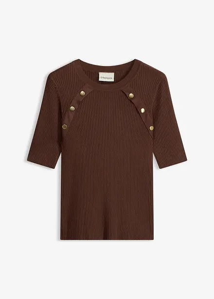 Maglione in filato fine di misto viscosa morbido