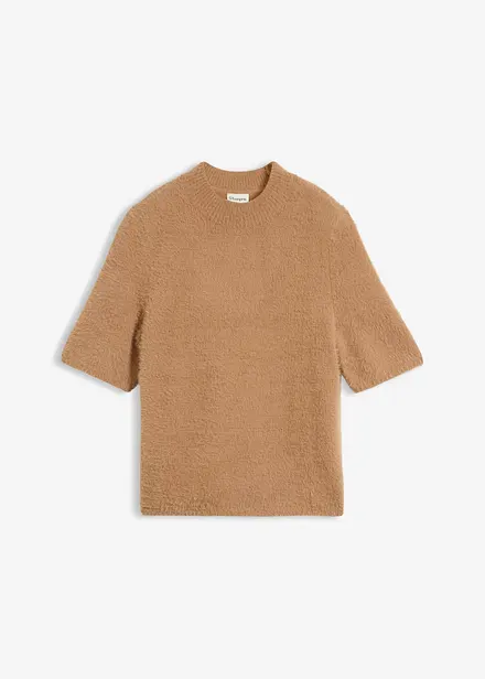 Maglione in filato effetto piuma