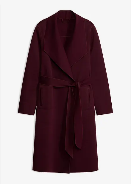 Cappotto con cintura da annodare