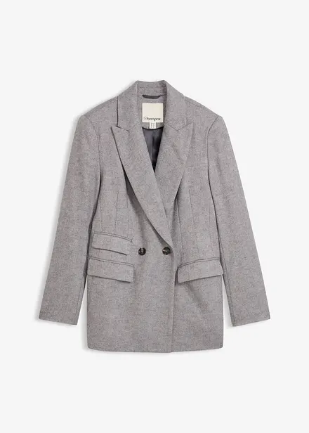 Blazer con percentuale di morbida lana