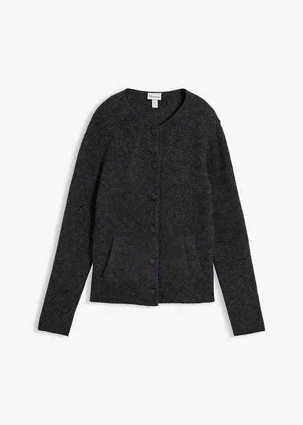 Cardigan in maglia a coste