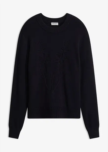 Maglione in filato fine misto viscosa