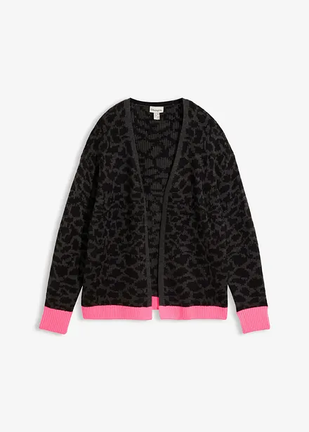 Cardigan ampio in maglia grossa
