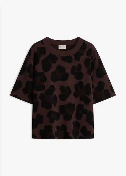 Maglione con motivo a jacquard