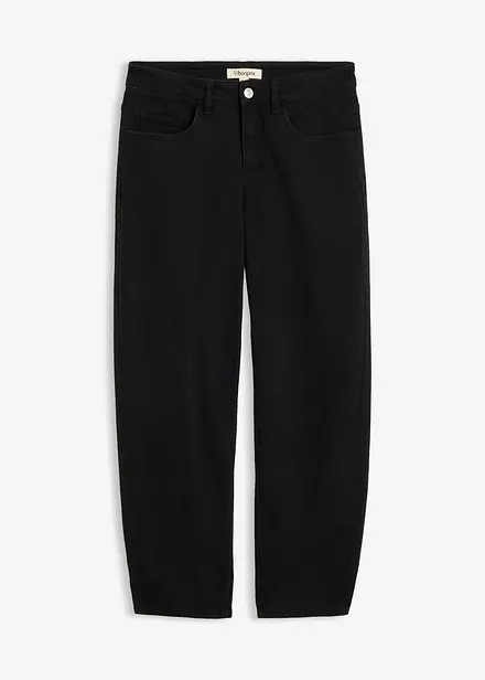 Pantaloni barrel in misto cotone