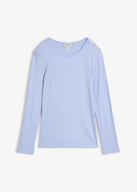 Maglia a maniche lunghe in misto viscosa morbido