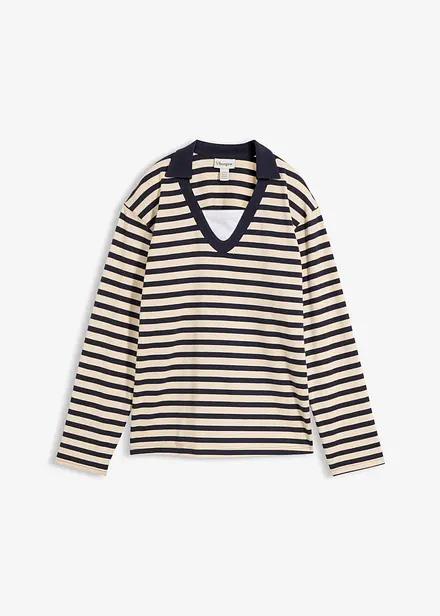 Polo 2 in 1 con scollo a V