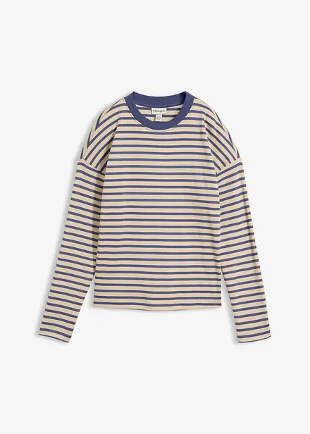Maglia a maniche lunghe in cotone pesante