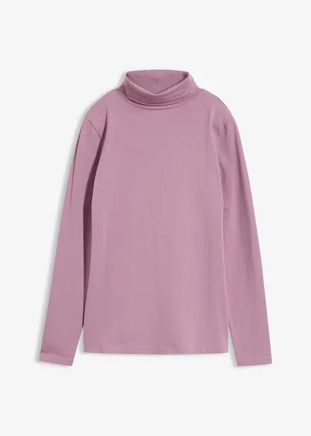 Maglia a maniche lunghe in misto cotone biologico