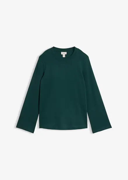 Maglia a maniche lunghe in puro cotone biologico