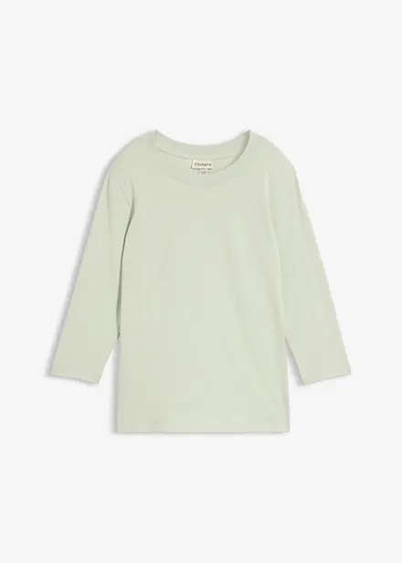 Maglia con maniche a 3/4 e puro cotone biologico