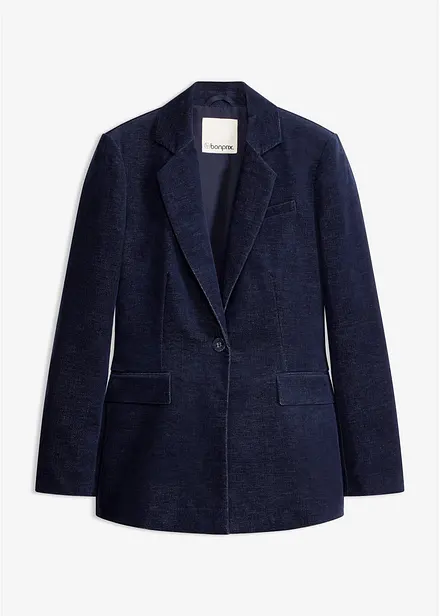 Blazer in velluto a coste