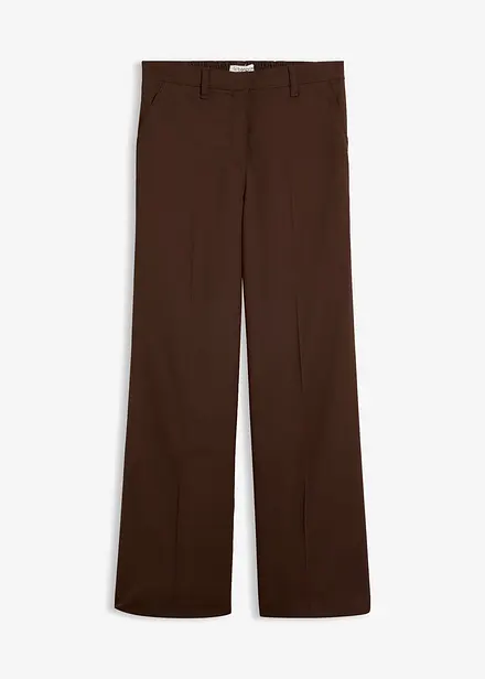 Pantaloni larghi con elastico in vita