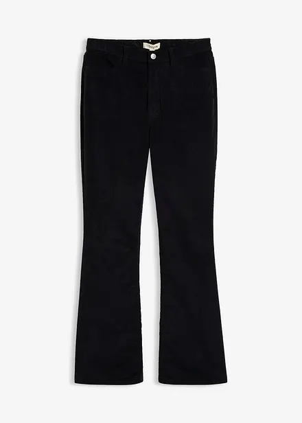 Pantaloni bootcut in velluto a coste di misto cotone