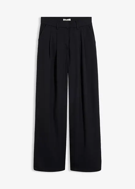 Pantaloni in misto viscosa effetto lana