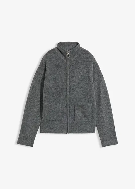 Cardigan con cerniera