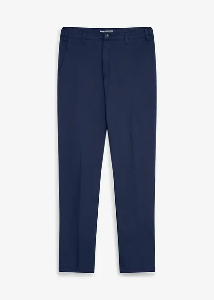Pantaloni chino con vita regolabile e fodera termica, straight