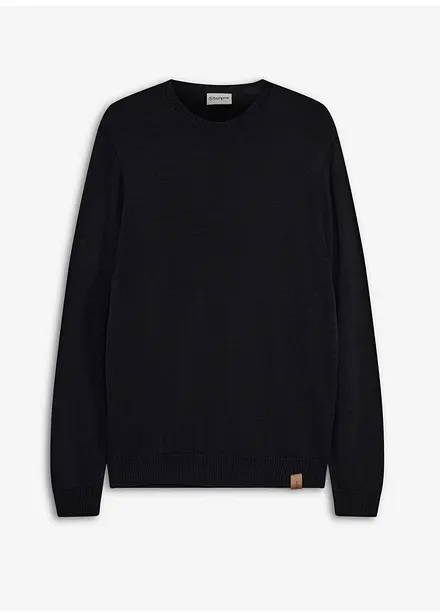 Maglione a filato fine con cotone