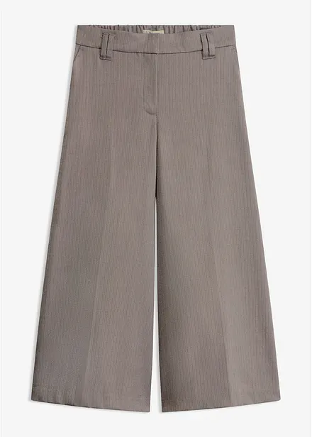 Pantaloni  in simil lana a trama spigata