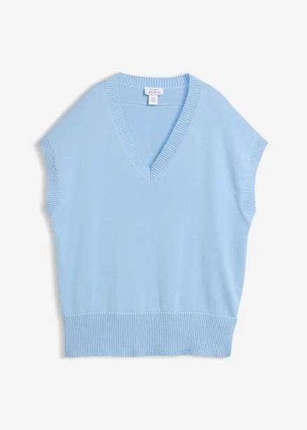 Gilet in maglia di puro cotone
