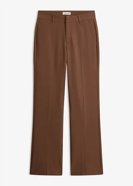 Pantaloni con piega stirata