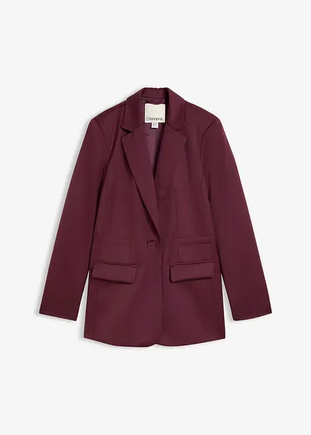 Blazer in misto lana fine